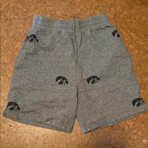 Iowa Hawkeyes Gray Athletic Shorts